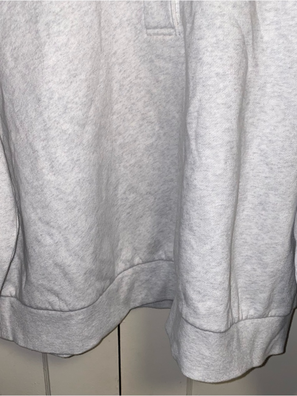 Universal Thread XXL Light Gray Leisure Studio Long Sleeve Fleece Polo Shirt - Picture 10 of 14